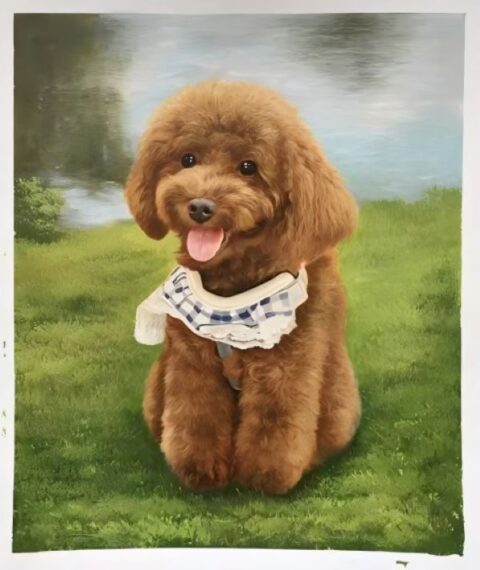 Dog Portraits Oil Painting Custom from Photos