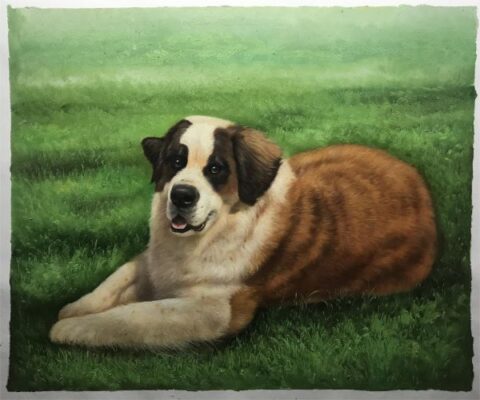 Dog Portraits Oil Painting Custom from Photos