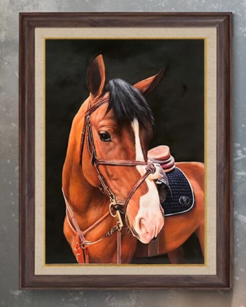 Horse Portraits Oil Painting Custom from Photos