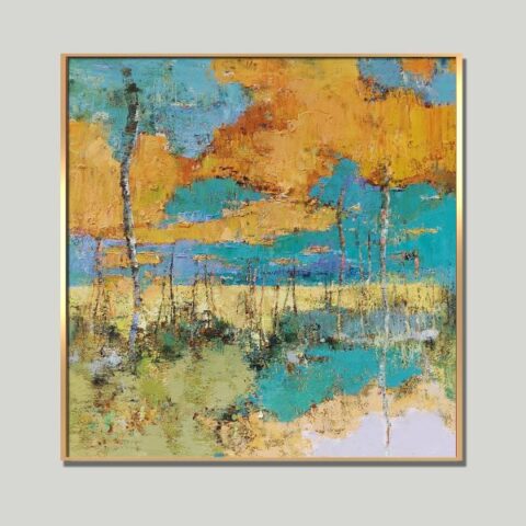 Landscape & Architecture Abstract Oil Painting Custom from Photos