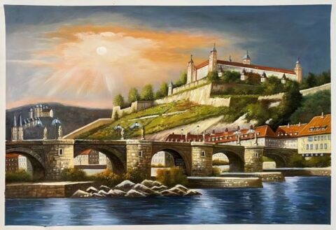 Landscape & Architecture Realistic Oil Painting Custom from Photos