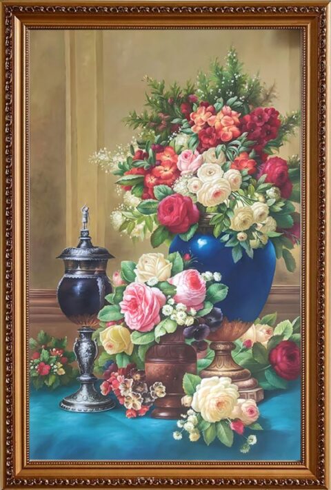 Still life & Flowers Realistic Oil Painting Custom from Photos